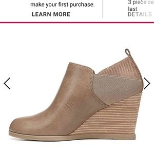 dr scholl's parler wedge bootie